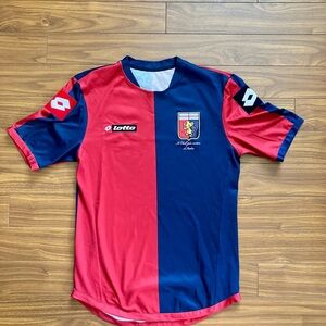 Lotto Official Genoa CFC Soccer Football Jersey Medium